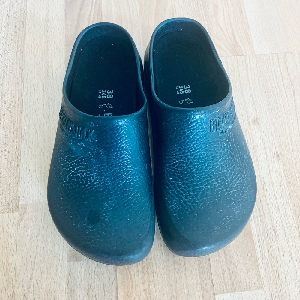 Birkenstock Black Clogs size EUR 38 or US 7